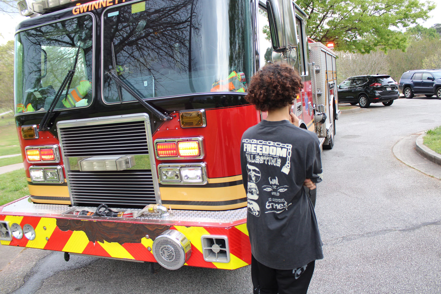 FREEDOM FOR PALESTINE Oversized TEE